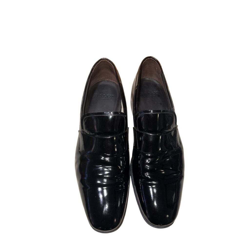 Bally Switzerland Black Patent LEather Loafer Dress Shoes Size: US 11D Men's